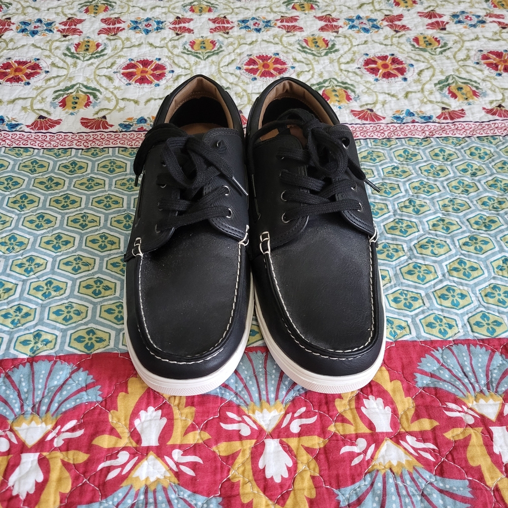 Kohl's Black and White Men's Boat Shoes